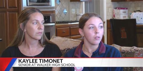 kaylee timonet video|Walker High School Principal Apologizes for Punishing Student .